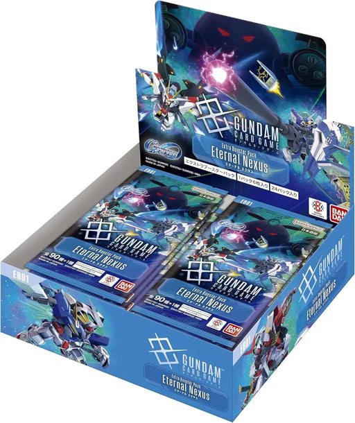 Bandai Gundam Card Game: Eternal Nexus Extra Booster Box (EB01) available at Northumbrian Tin Soldier