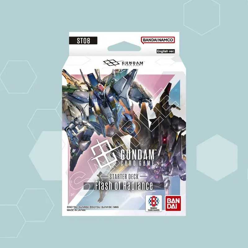 Bandai Gundam Card Game: Flash of Radiance Starter Deck (ST08) available at Northumbrian Tin Soldier