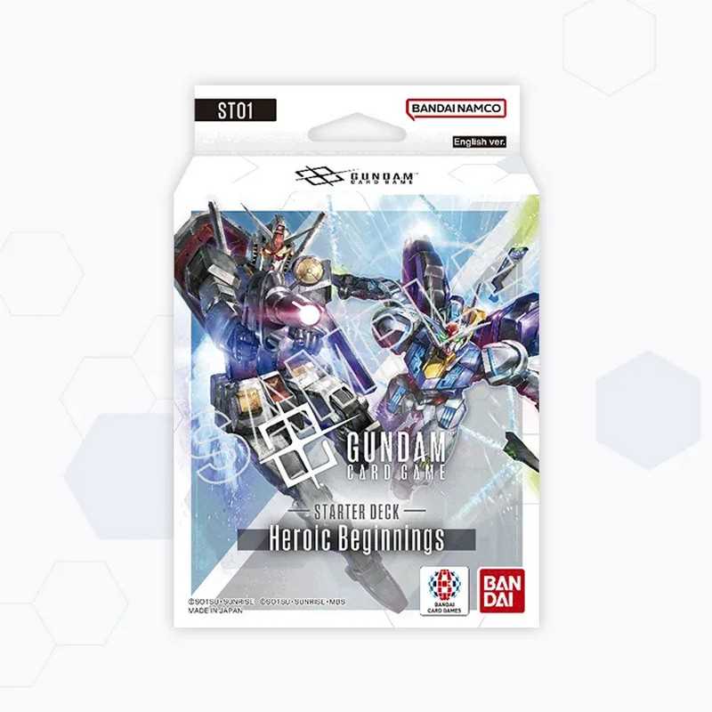 Bandai Gundam Card Game: Heroic Beginnings Starter Deck (ST01) available at Northumbrian Tin Soldier