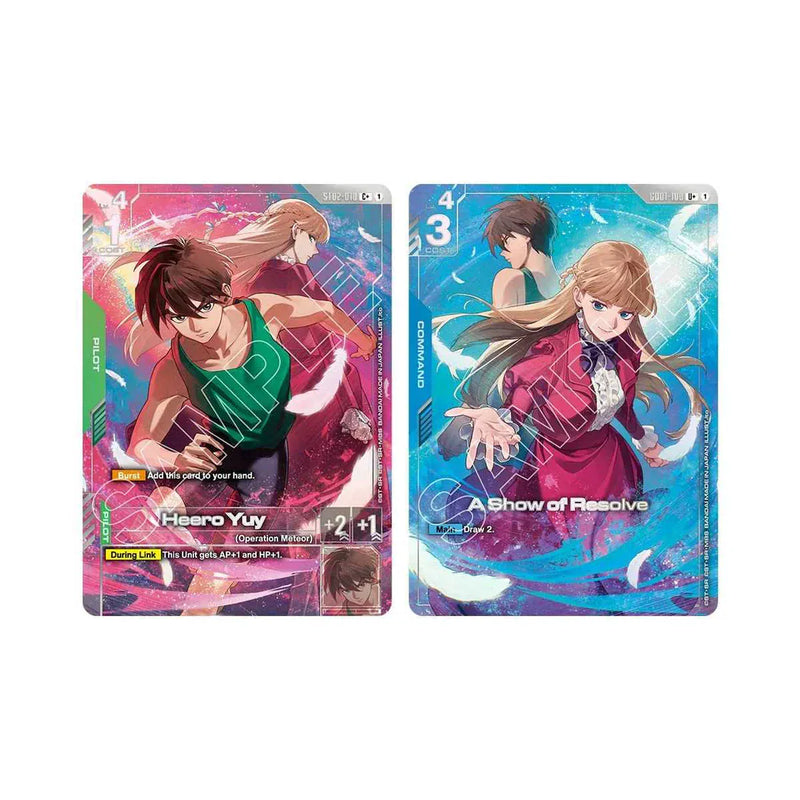 Bandai Gundam Card Game: Premium Accessory Set - Mobile Suit Gundam Wing-(PB01) available at Northumbrian Tin Soldier