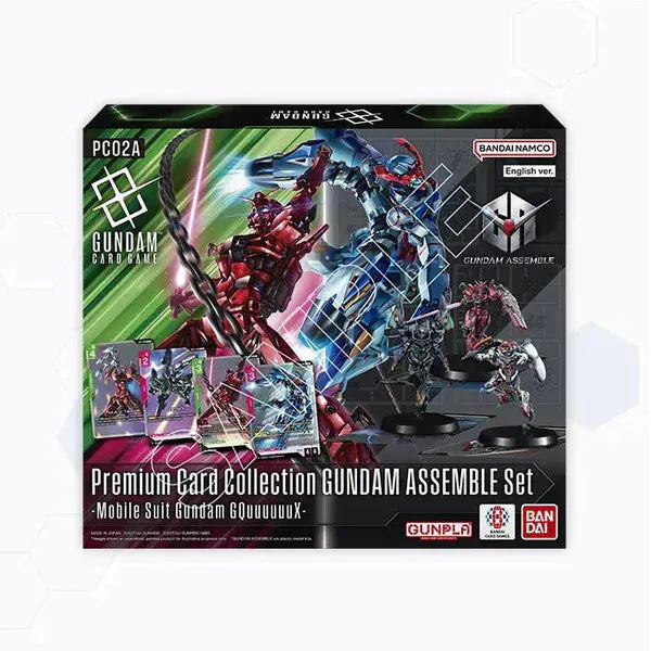 Bandai Gundam Card Game: Premium Collection Gundam Assemble Set - GQuuuuuuX (PC02A) available at Northumbrian Tin Soldier