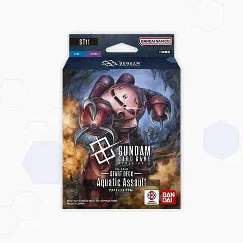 Bandai Gundam Card Game: Starter Deck - Aquatic Assault (ST11) available at Northumbrian Tin Soldier