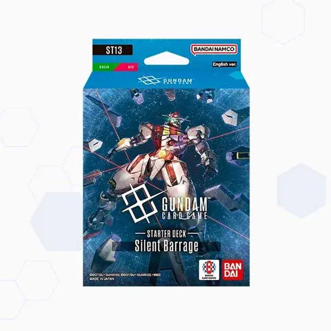 Bandai Gundam Card Game: Starter Deck - Silent Barrage (ST13) available at Northumbrian Tin Soldier