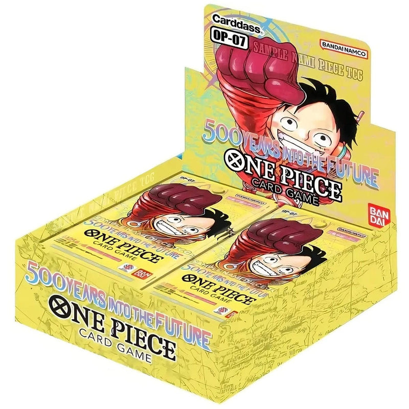 Bandai One Piece Card Game: 500 Years Into The Future (OP-07) Booster Box available at Northumbrian Tin Soldier