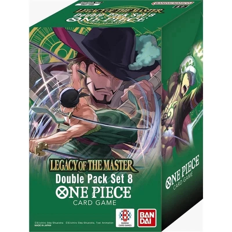 Bandai One Piece Card Game: Legacy of the Master Double Pack Set (DP-08) available at Northumbrian Tin Soldier
