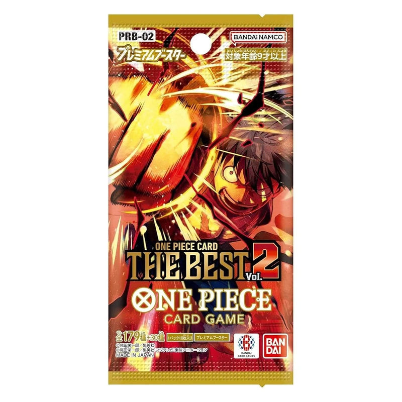 Bandai One Piece Card Game: Premium Booster - The Best: Vol.2 (PRB-02) Booster Pack available at Northumbrian Tin Soldier