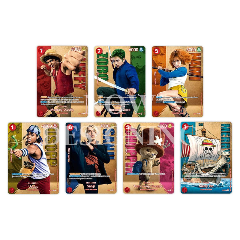 Bandai One Piece Card Game: Premium Card Collection -Live Action Edition Vol.2 Straw Hat Crew available at Northumbrian Tin Soldier