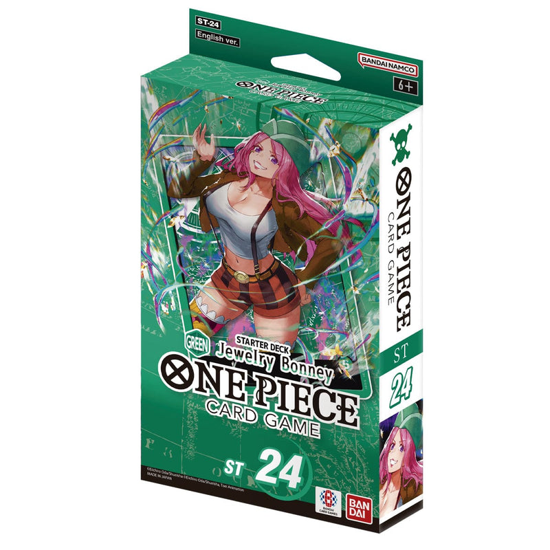 Bandai One Piece Card Game: Starter Deck - Jewelry Bonnie (ST-24) available at Northumbrian Tin Soldier