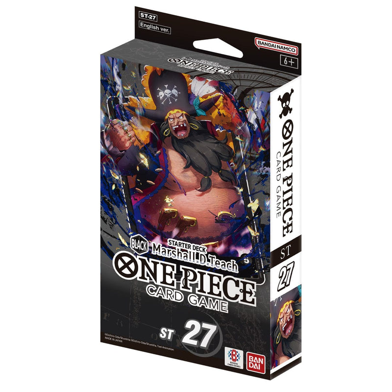 Bandai One Piece Card Game: Starter Deck - Marshall.D.Teach (ST-27) available at Northumbrian Tin Soldier