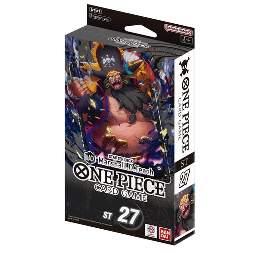 Bandai One Piece Card Game: Starter Deck - Marshall.D.Teach (ST-27) available at Northumbrian Tin Soldier