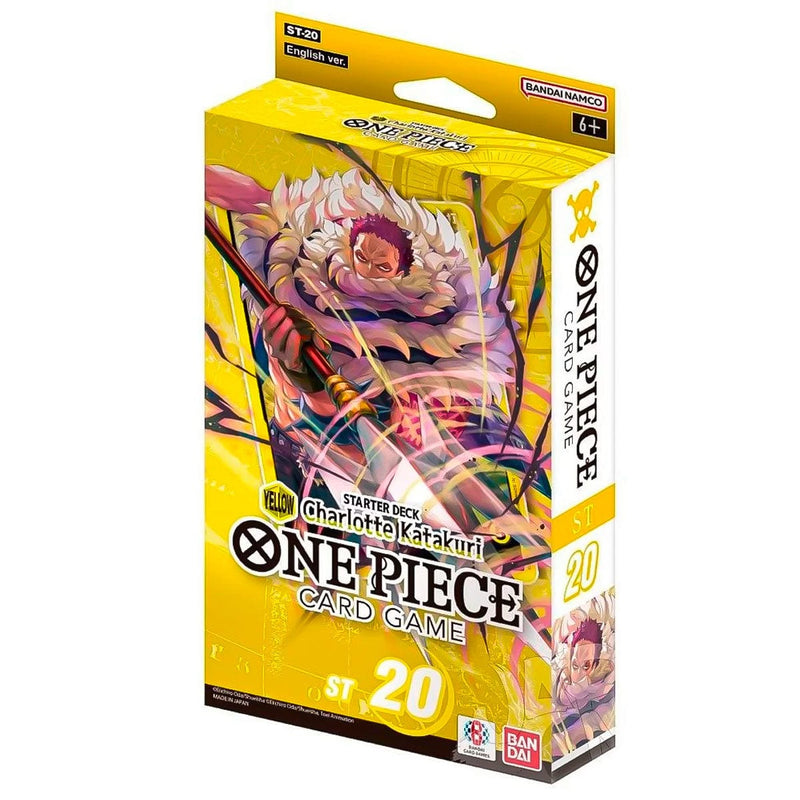Bandai One Piece Card Game: Starter Deck - Yellow Charlotte Katakuri (ST-20) available at Northumbrian Tin Soldier