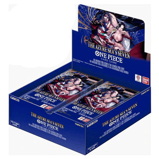 Bandai One Piece Card Game: The Azure Sea's Seven (OP-14) Booster Box available at Northumbrian Tin Soldier