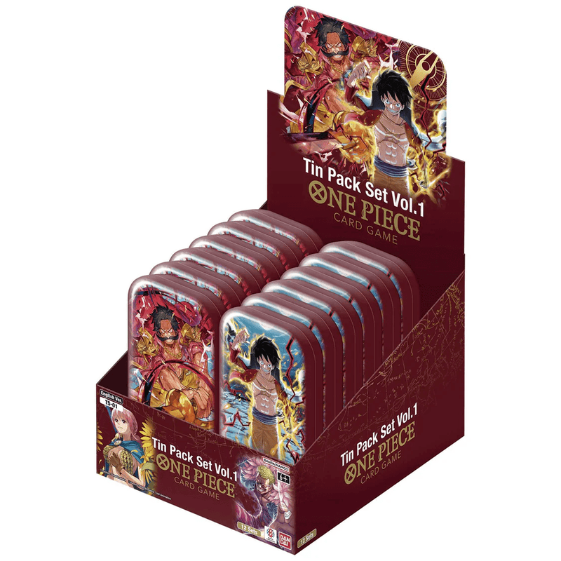 Bandai One Piece Card Game: Tin Pack Set Vol.1 (TS-01) available at Northumbrian Tin Soldier