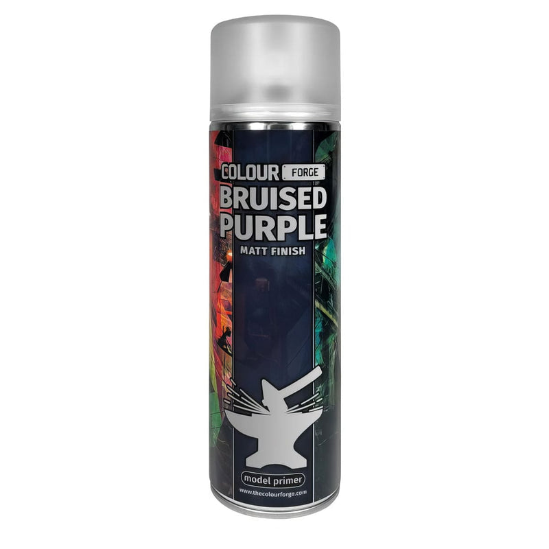 Colour Forge Colour Forge: Bruised Purple Spray (500ml) available at Northumbrian Tin Soldier