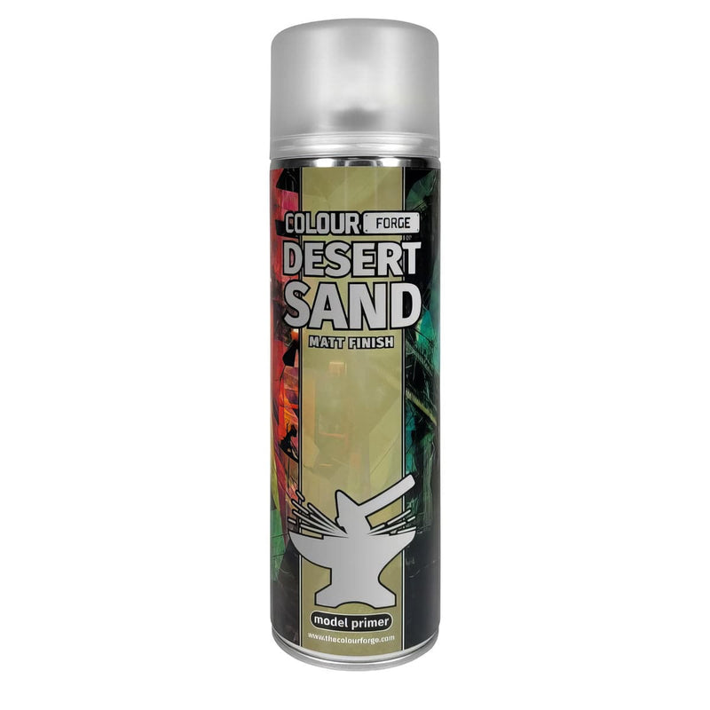 Colour Forge Colour Forge: Desert Sand Spray (500ml) available at Northumbrian Tin Soldier