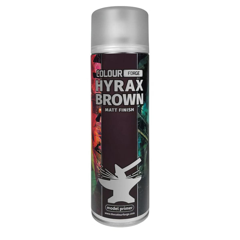 Colour Forge Colour Forge: Hyrax Brown Spray (500ml) available at Northumbrian Tin Soldier