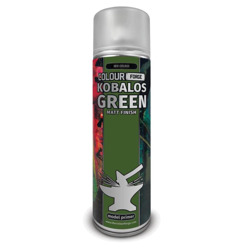 Colour Forge Colour Forge: Kobalos Green Spray (500ml) available at Northumbrian Tin Soldier