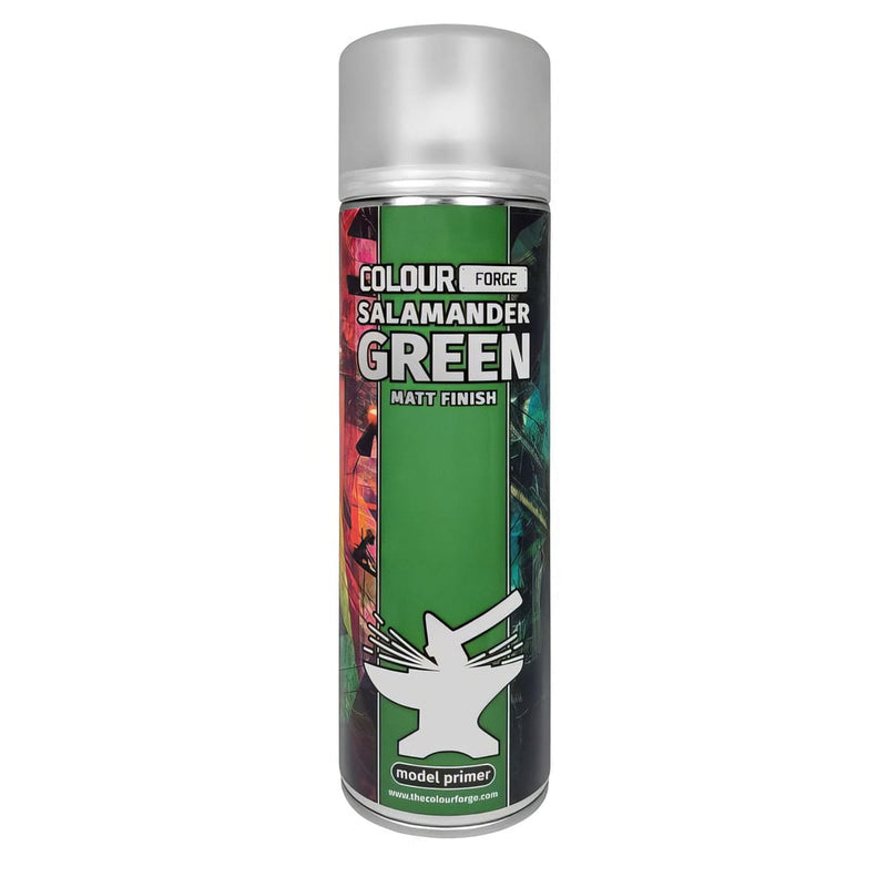 Colour Forge Colour Forge: Salamander Green Spray (500ml) available at Northumbrian Tin Soldier