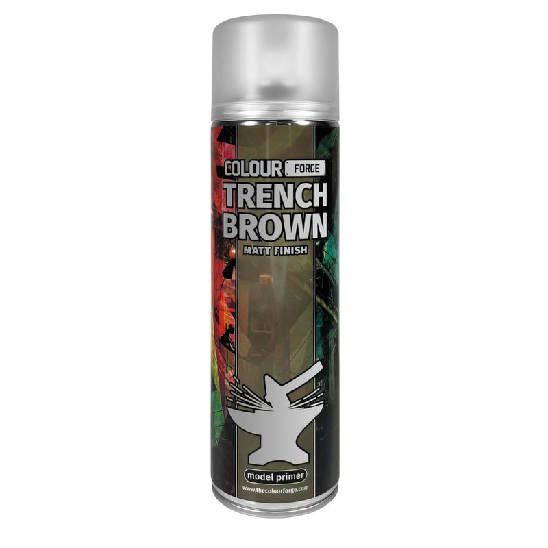 Colour Forge Colour Forge: Trench Brown Spray (500ml) available at Northumbrian Tin Soldier