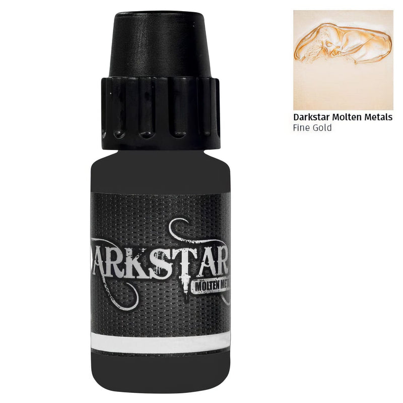 Darkstar Hobbies Darkstar Molten Metals: Fine Gold (17ml) available at Northumbrian Tin Soldier