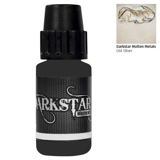 Darkstar Hobbies Darkstar Molten Metals: Old Silver (17ml) available at Northumbrian Tin Soldier