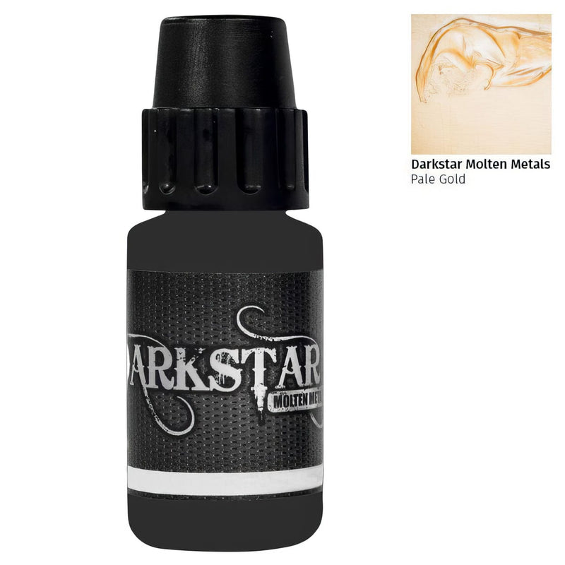Darkstar Hobbies Darkstar Molten Metals: Pale Gold (17ml) available at Northumbrian Tin Soldier