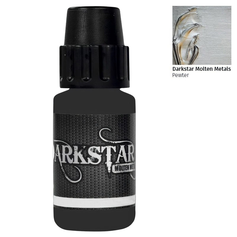 Darkstar Hobbies Darkstar Molten Metals: Pewter (17ml) available at Northumbrian Tin Soldier