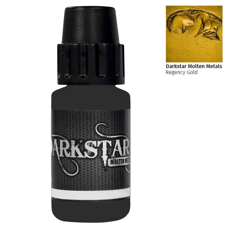 Darkstar Hobbies Darkstar Molten Metals: Regency Gold (17ml) available at Northumbrian Tin Soldier