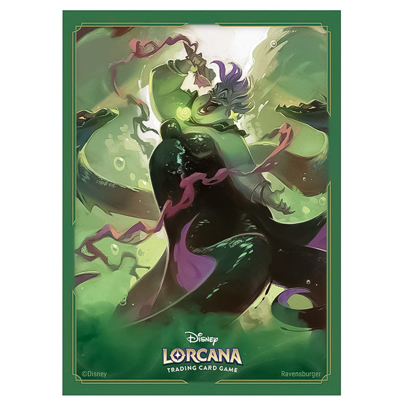 Disney-Ravensburger Disney Lorcana - Archazia's Island - Card Sleeves - Ursula available at Northumbrian Tin Soldier