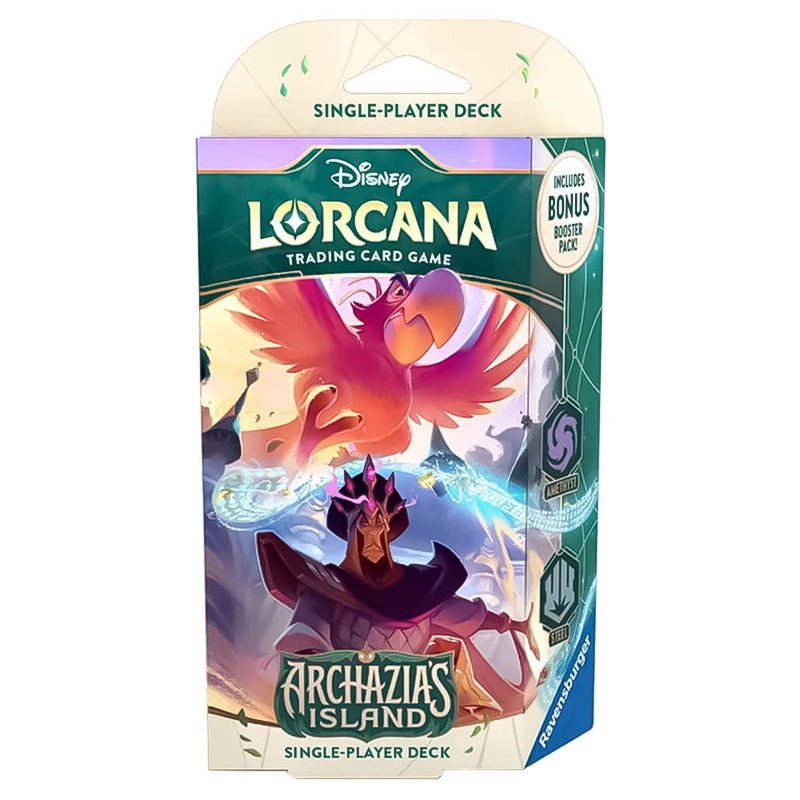 Disney-Ravensburger Disney Lorcana - Archazia's Island - Starter Deck - Jafar & Iago available at Northumbrian Tin Soldier