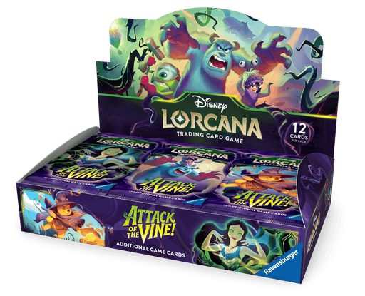 Disney-Ravensburger Disney Lorcana - Attack of the Vine - Booster Box (24 Packs) available at Northumbrian Tin Soldier