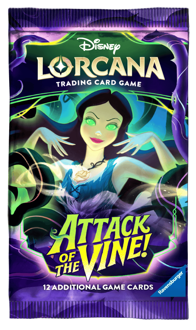 Disney-Ravensburger Disney Lorcana - Attack of the Vine - Booster Pack available at Northumbrian Tin Soldier