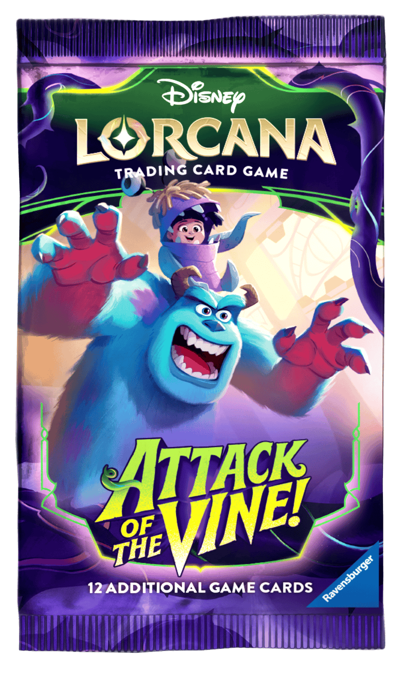 Disney-Ravensburger Disney Lorcana - Attack of the Vine - Booster Pack available at Northumbrian Tin Soldier