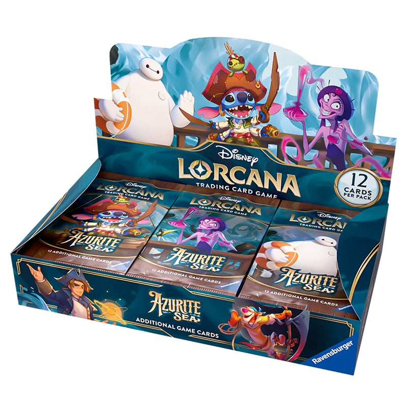 Disney-Ravensburger Disney Lorcana - Azurite Sea - Booster Box (24 Packs) available at Northumbrian Tin Soldier