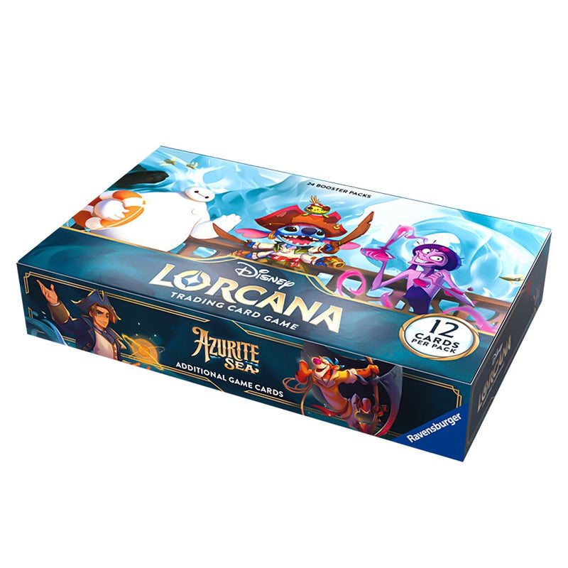 Disney-Ravensburger Disney Lorcana - Azurite Sea - Booster Box (24 Packs) available at Northumbrian Tin Soldier