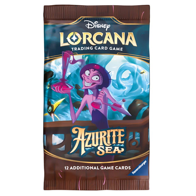Disney-Ravensburger Disney Lorcana - Azurite Sea - Booster Pack available at Northumbrian Tin Soldier
