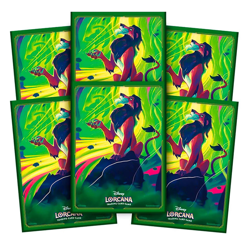 Disney-Ravensburger Disney Lorcana - Azurite Sea - Card Sleeves - Scar available at Northumbrian Tin Soldier