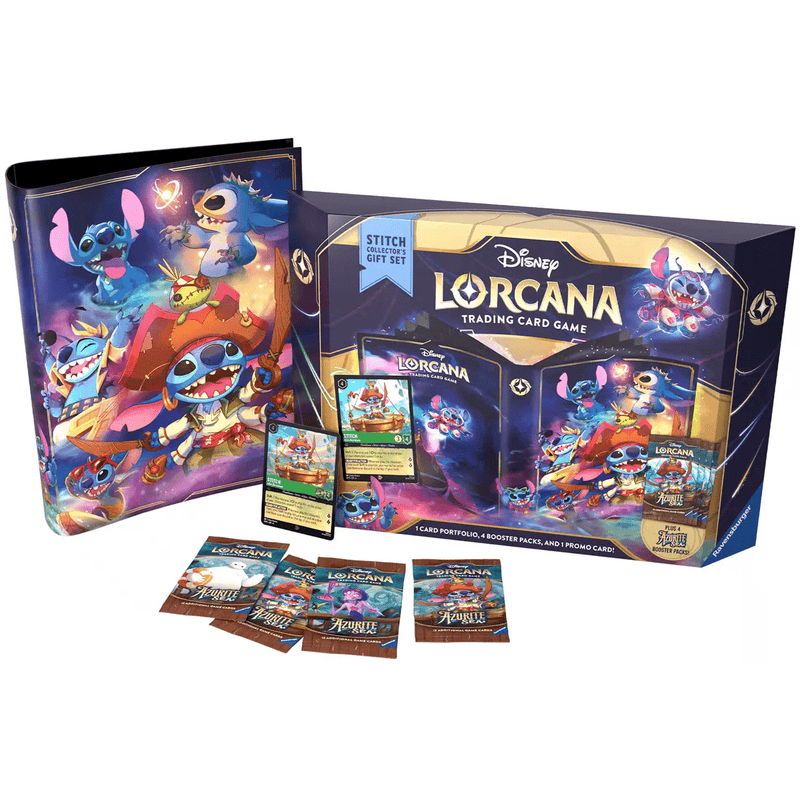 Disney-Ravensburger Disney Lorcana - Azurite Sea - Stitch Collector's Gift Set available at Northumbrian Tin Soldier