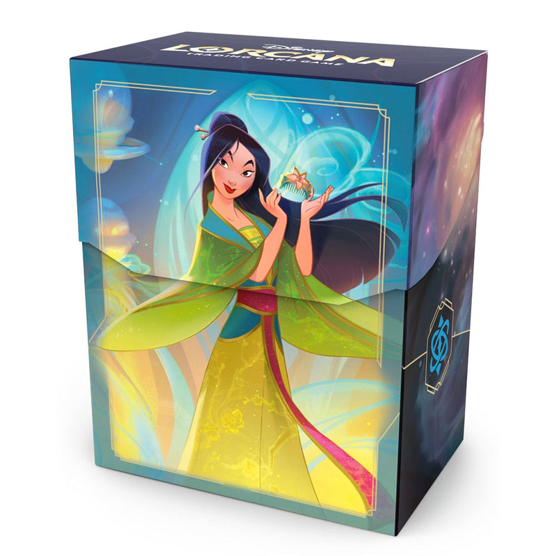 Disney-Ravensburger Disney Lorcana - Fabled - Deck Box - Mulan Considerate Diplomat available at Northumbrian Tin Soldier