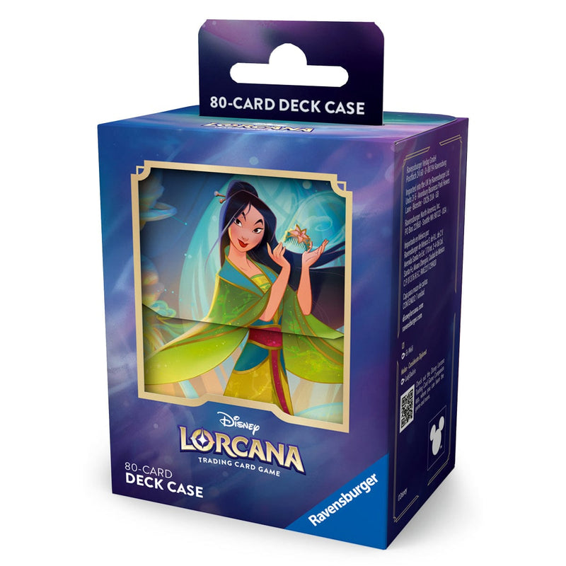 Disney-Ravensburger Disney Lorcana - Fabled - Deck Box - Mulan Considerate Diplomat available at Northumbrian Tin Soldier