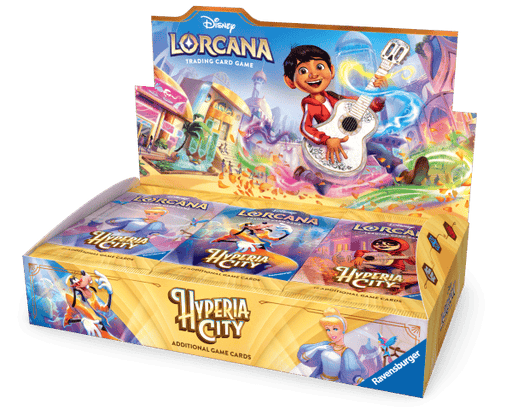 Disney-Ravensburger Disney Lorcana - Hyperia City - Booster Box (24 Packs) available at Northumbrian Tin Soldier