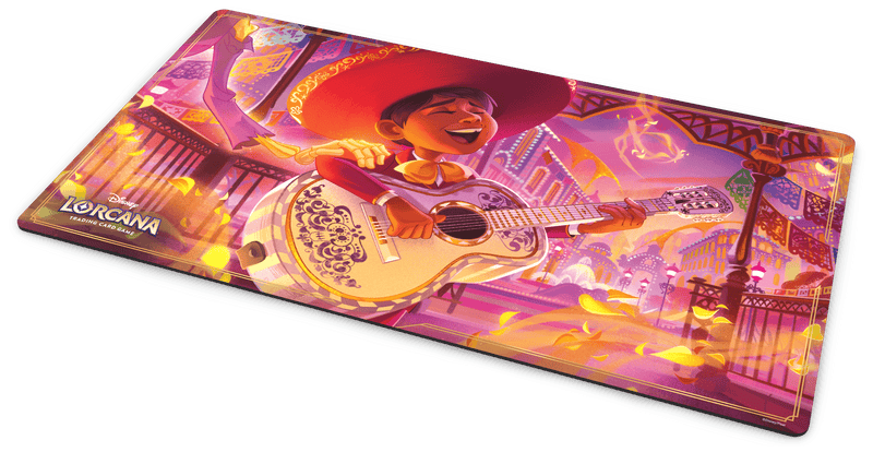 Disney-Ravensburger Disney Lorcana - Hyperia City - Miguel Rivera - Playmat available at Northumbrian Tin Soldier