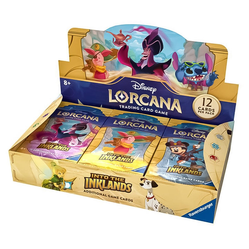 Disney-Ravensburger Disney Lorcana - Into the Inklands Booster Box (24 Packs) available at Northumbrian Tin Soldier