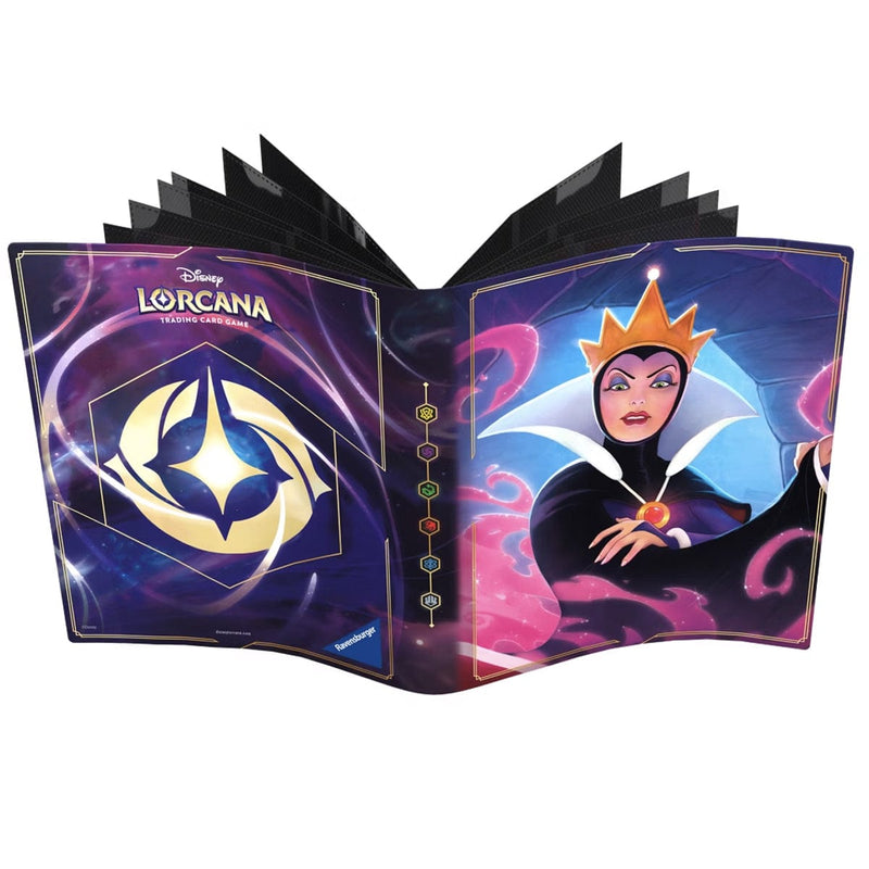 Disney-Ravensburger Disney Lorcana - Lorebook - The Evil Queen ( 4 Pocket ) available at Northumbrian Tin Soldier