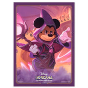 Disney-Ravensburger Disney Lorcana - Reign of Jafar - Card Sleeves - Mickey Mouse, Wayward Sorcerer available at Northumbrian Tin Soldier