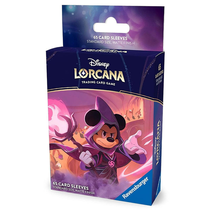 Disney-Ravensburger Disney Lorcana - Reign of Jafar - Card Sleeves - Mickey Mouse, Wayward Sorcerer available at Northumbrian Tin Soldier