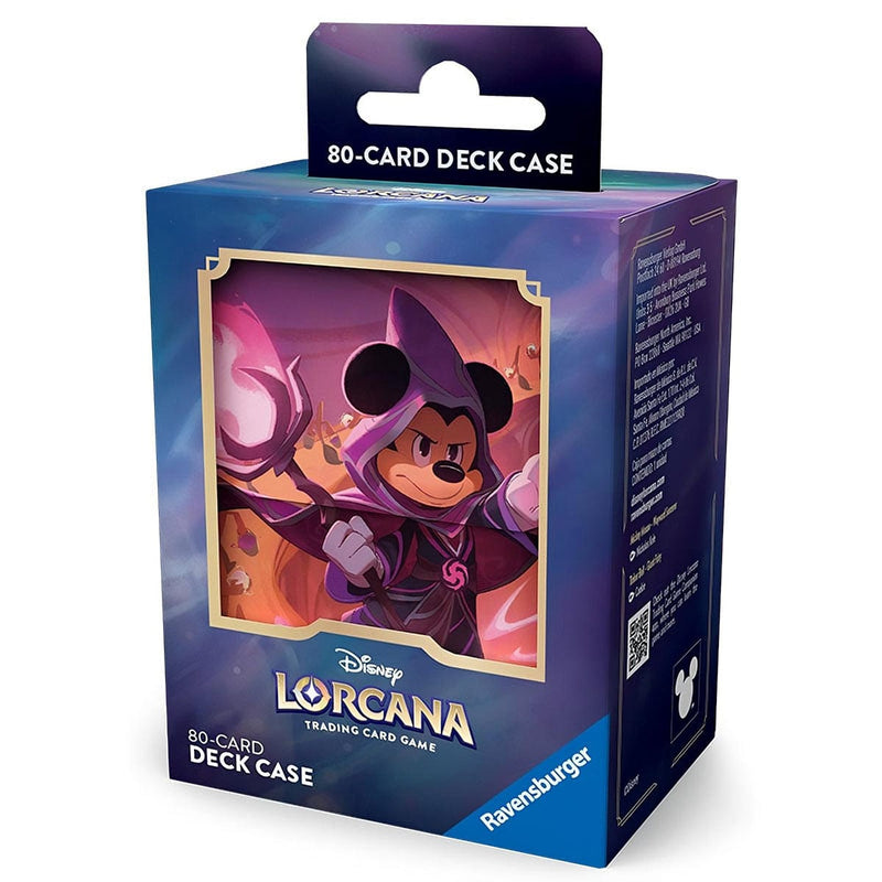 Disney-Ravensburger Disney Lorcana - Reign of Jafar - Deck Box - Mickey Mouse, Wayward Sorceror available at Northumbrian Tin Soldier