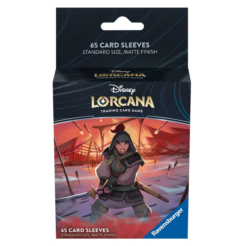 Disney-Ravensburger Disney Lorcana - Rise Of The Floodborn - Mulan - Card Sleeves (65 Sleeves) available at Northumbrian Tin Soldier