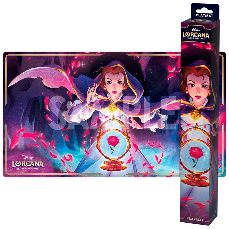 Disney-Ravensburger Disney Lorcana - Shimmering Skies - Belle - Playmat available at Northumbrian Tin Soldier