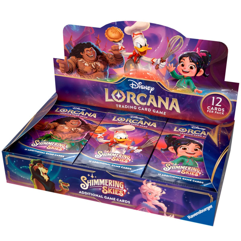 Disney-Ravensburger Disney Lorcana - Shimmering Skies - Booster Box (24 Packs) available at Northumbrian Tin Soldier